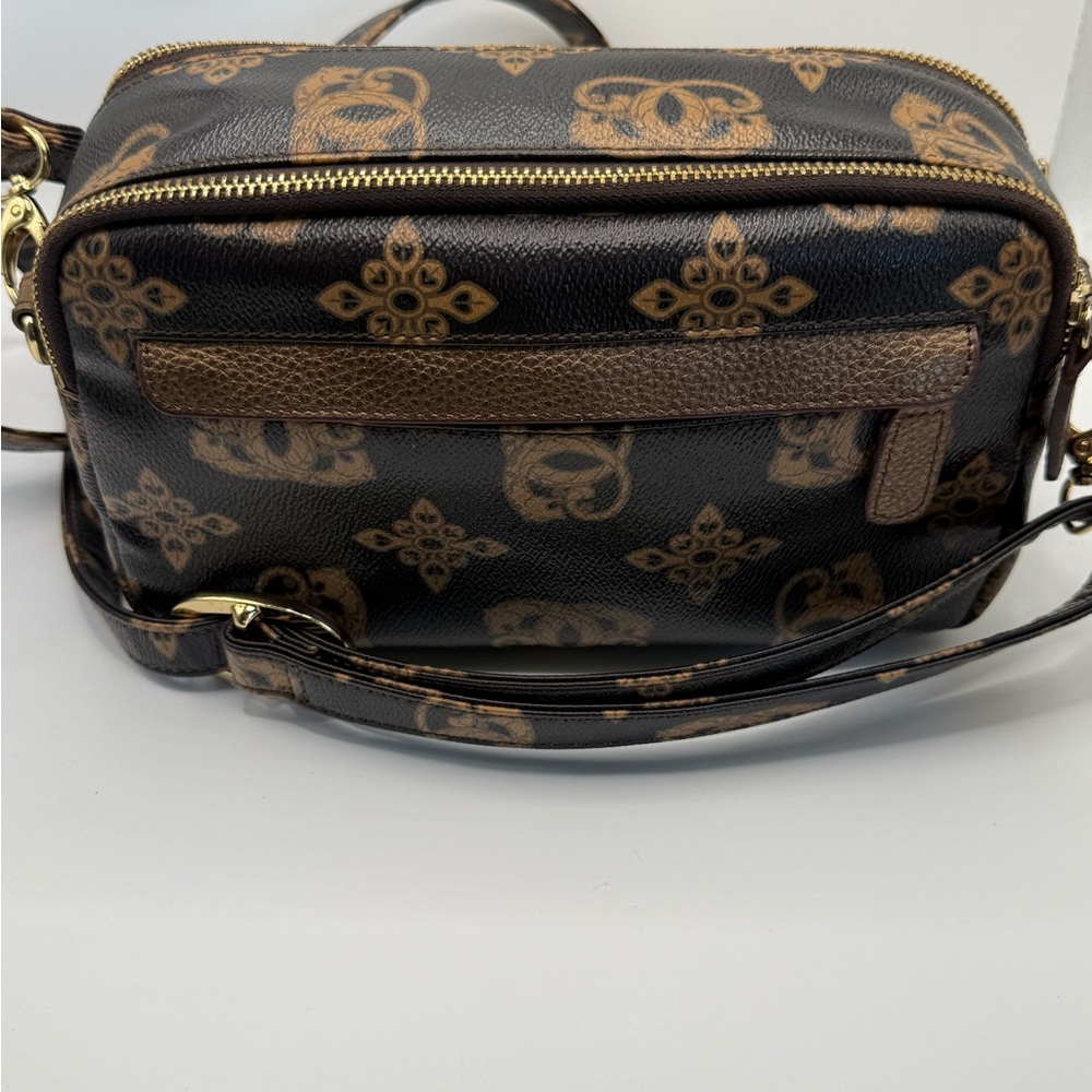 SharifSharif Rare Brown Metallic Jaguar Crossbody LIKE NEW - Picture 6 of 16